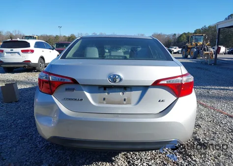 2016 Toyota Corolla Le из США, поврежденный, VIN 2T1BURHE4GC627785